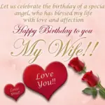 happy birthday wishes for wife
