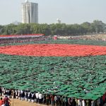 Bangladesh hits Guinness Book record with largest human national flag