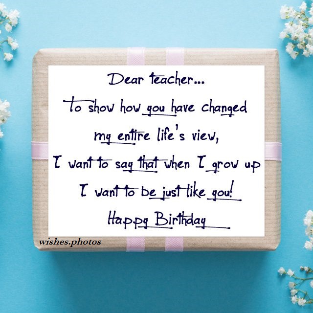 59+ Happy Birthday Wishes For Teacher, Quotes And Messages