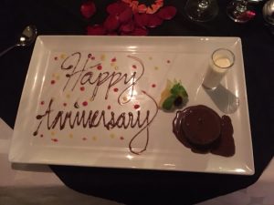 blogger image 236048320 Happy Anniversary Dessert Plate | Romantic Dinner Celebration Idea