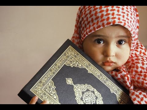 little girl with quran