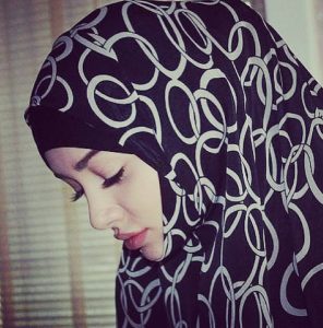 sweet woman with hijab