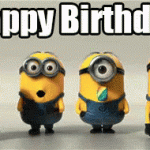 Minions sing Happy Birthday To You