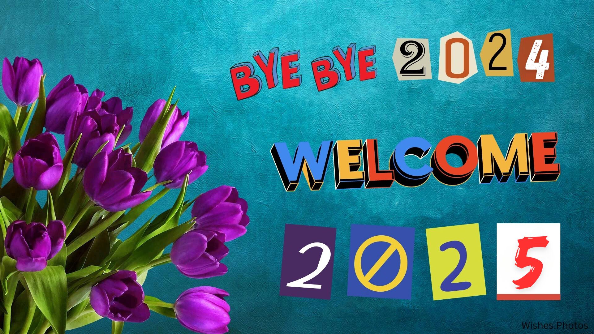 bye bye 2024 welcome 2025 wallpaper background jpg 1920×1080