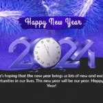 luxury gold style blue happy new year 2024 greeting card luxury gold style blue happy new year 2024 greeting card