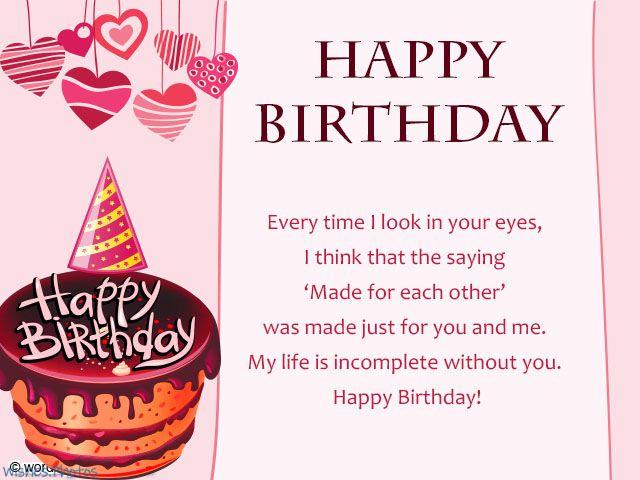 Birthday Wishes For Boyfriend And Boyfriend Birthday Card