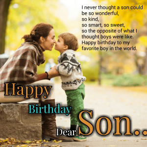 Birthday Wishes For Son Love Shayari