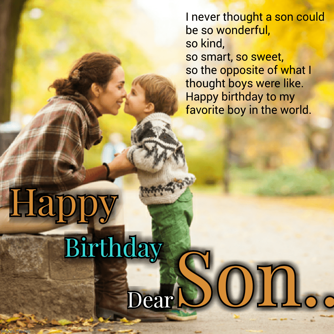 Birthday Wishes For Son Love Shayari - Wishes.Photos