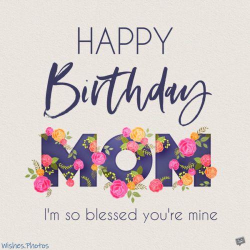 Happy Birthday Mom Image