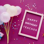 Happy Birthday Teacher Image Card