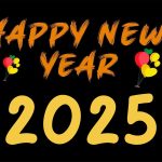 happy new year 2025 greeting card banner poster free free vector