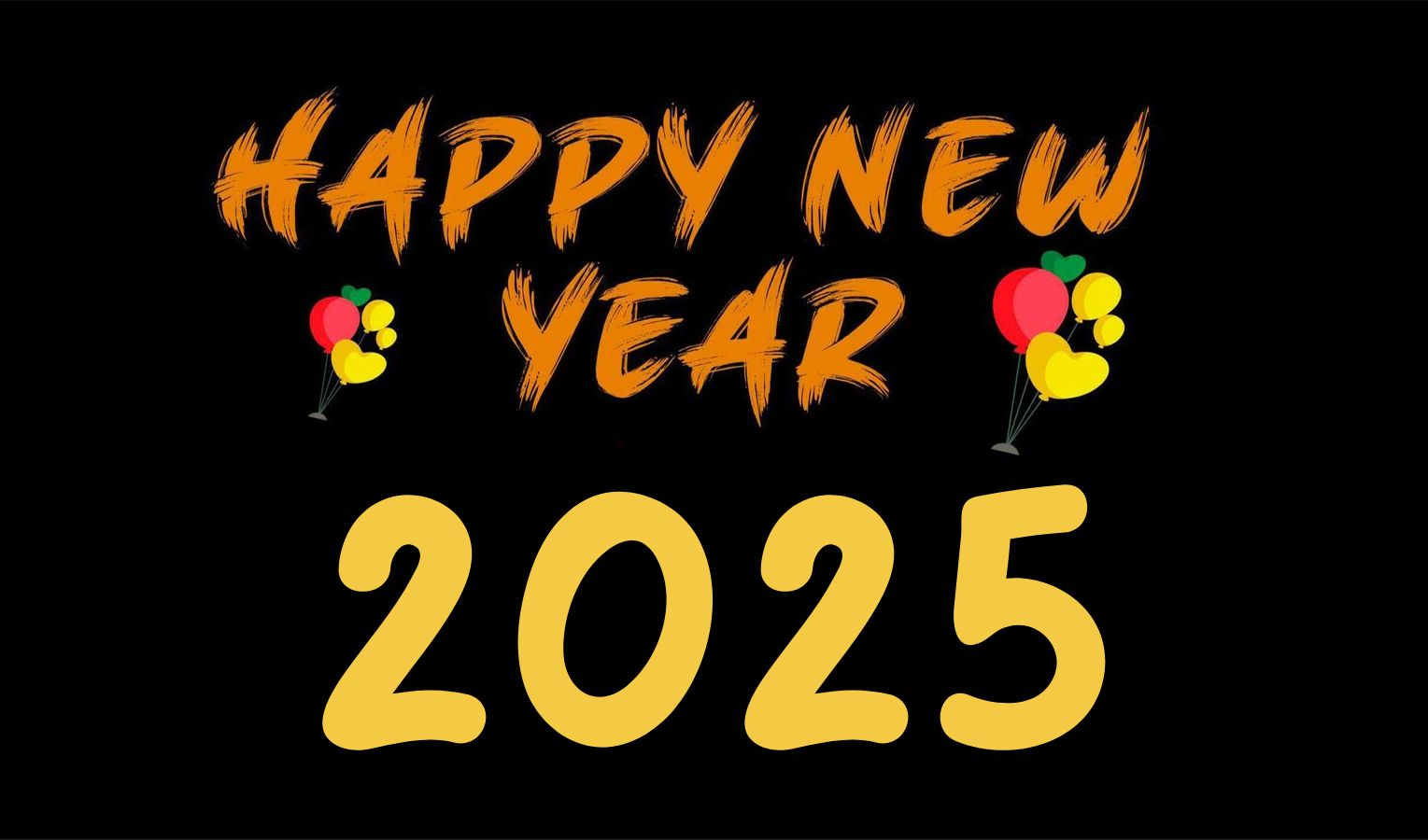 happy new year 2025 greeting card banner poster free free vector