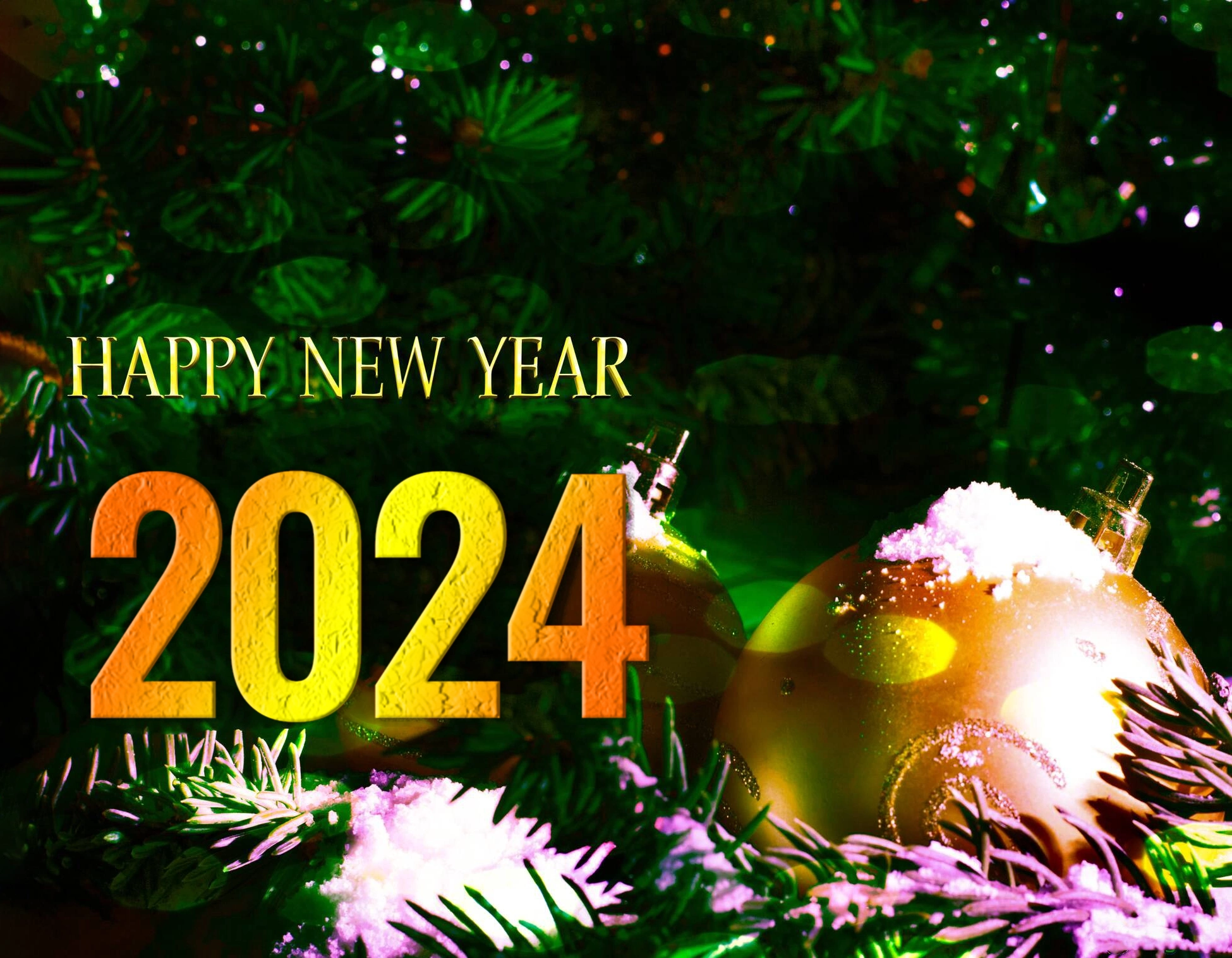 Electronic Christmas card for free happy new year 2024 image from torange_biz free photobank