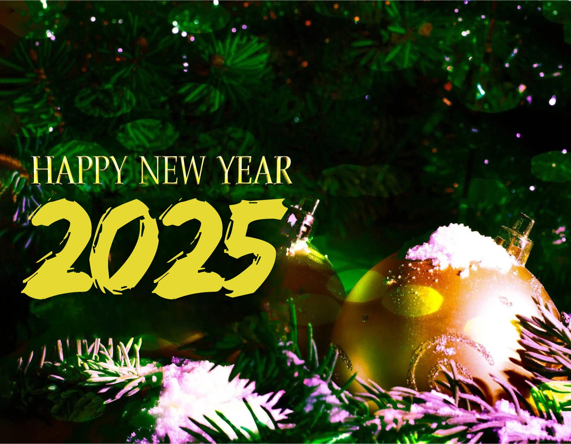 Electronic Christmas card for free happy new year 2025 image from torange_biz free photobank