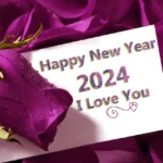 Happy New Year 2024 i love you image