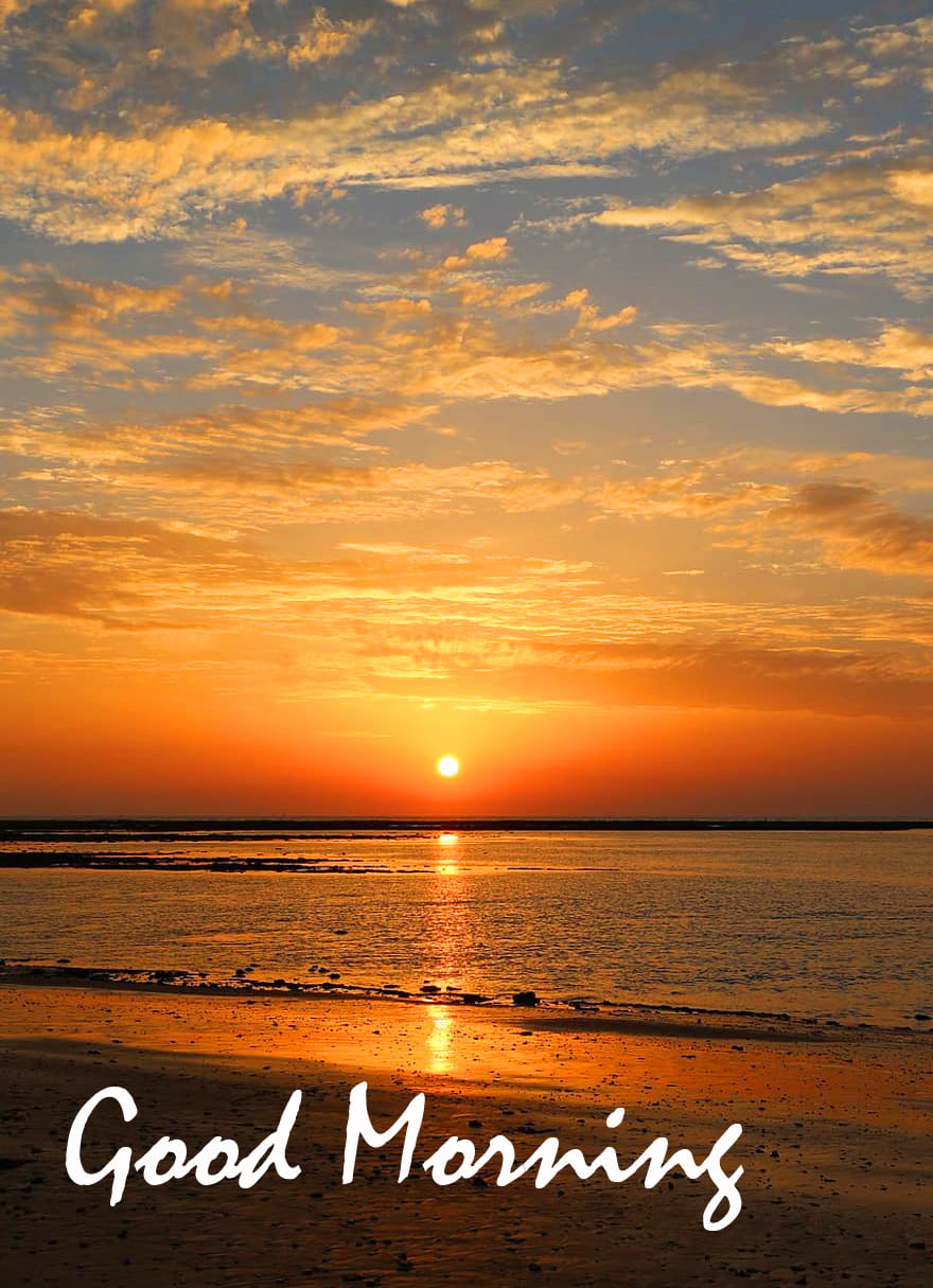 Sea Sunrise Good Morning, ocean morning HD phone wallpaper