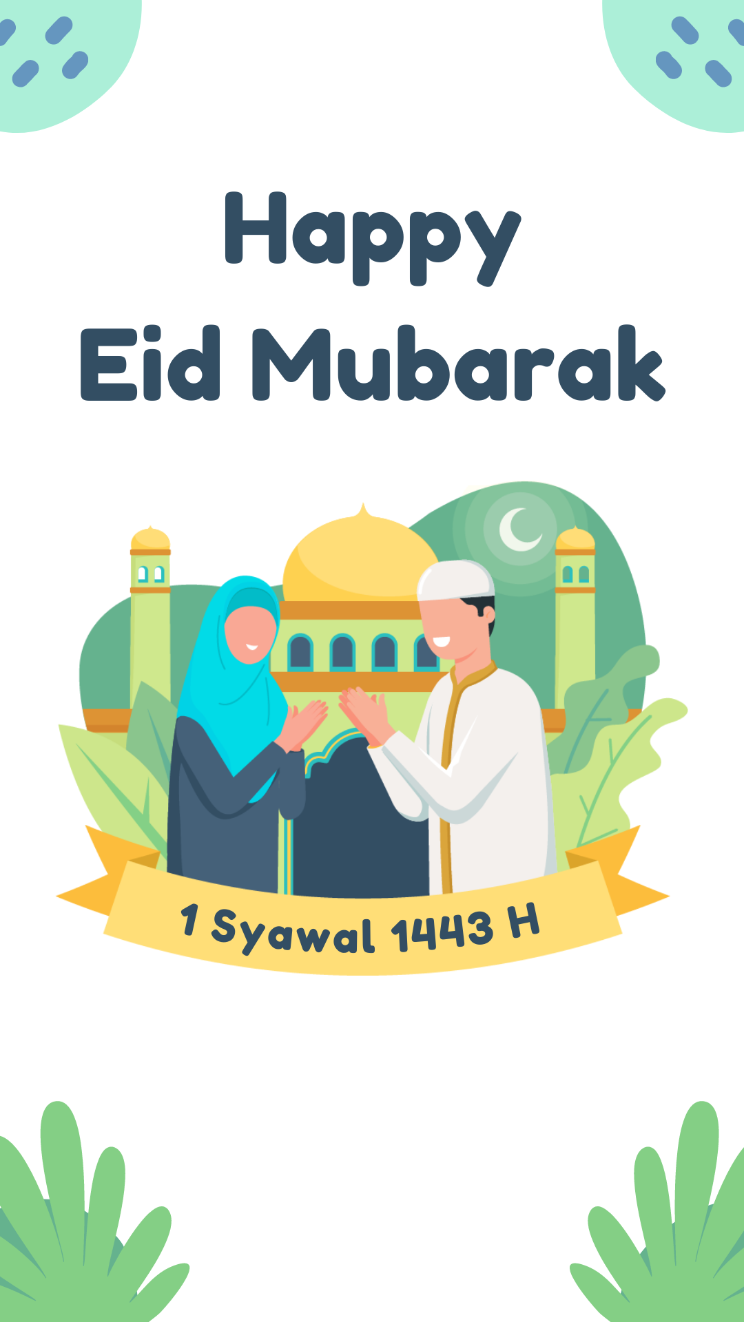 Amazing Eid mubarak instagram story images
