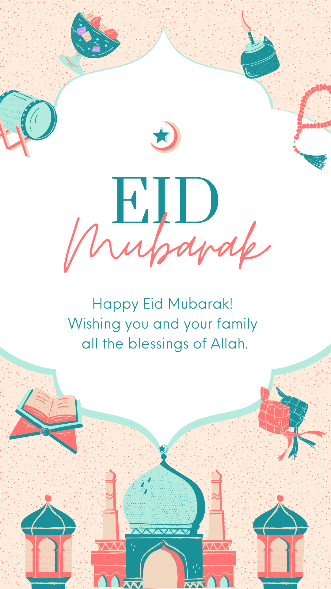 Amazing Eid mubarak instagram story images