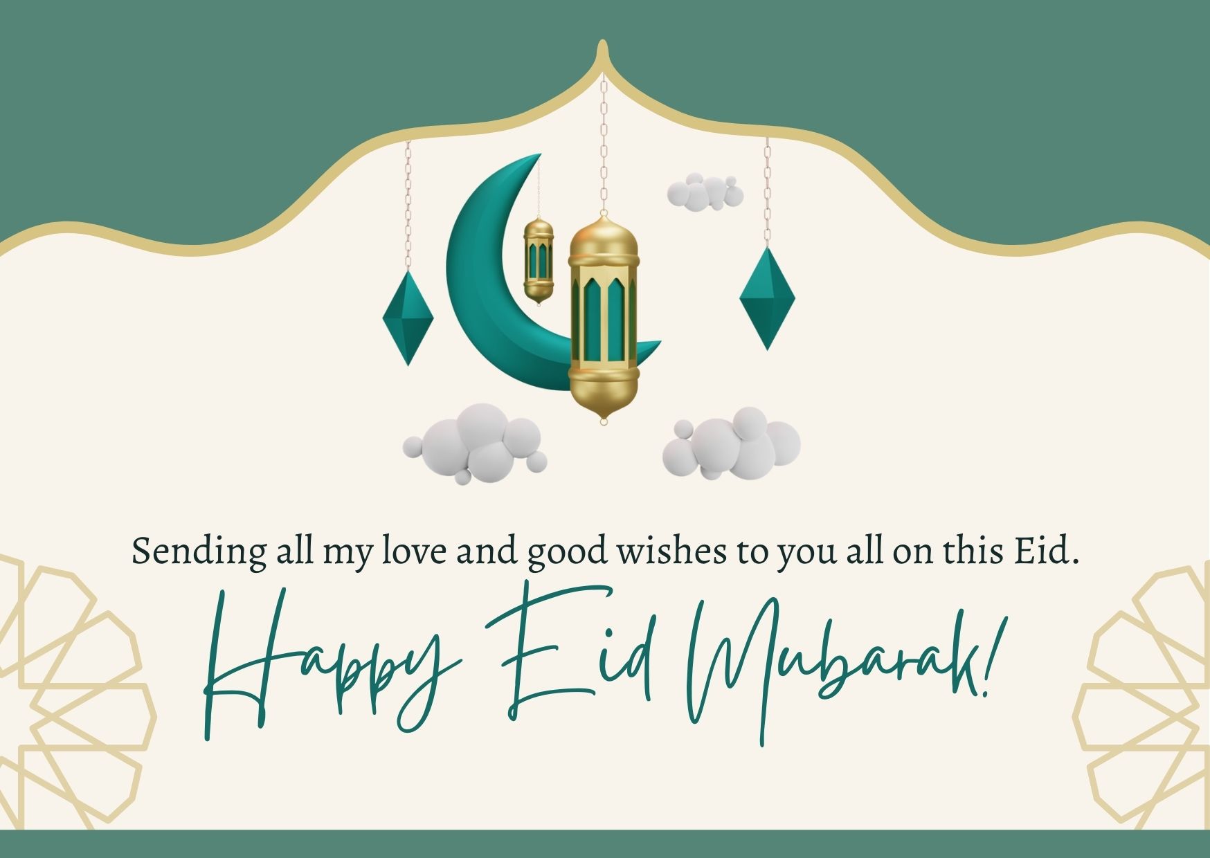 eid greeting card vector art, icons, and graphics for free download (35)