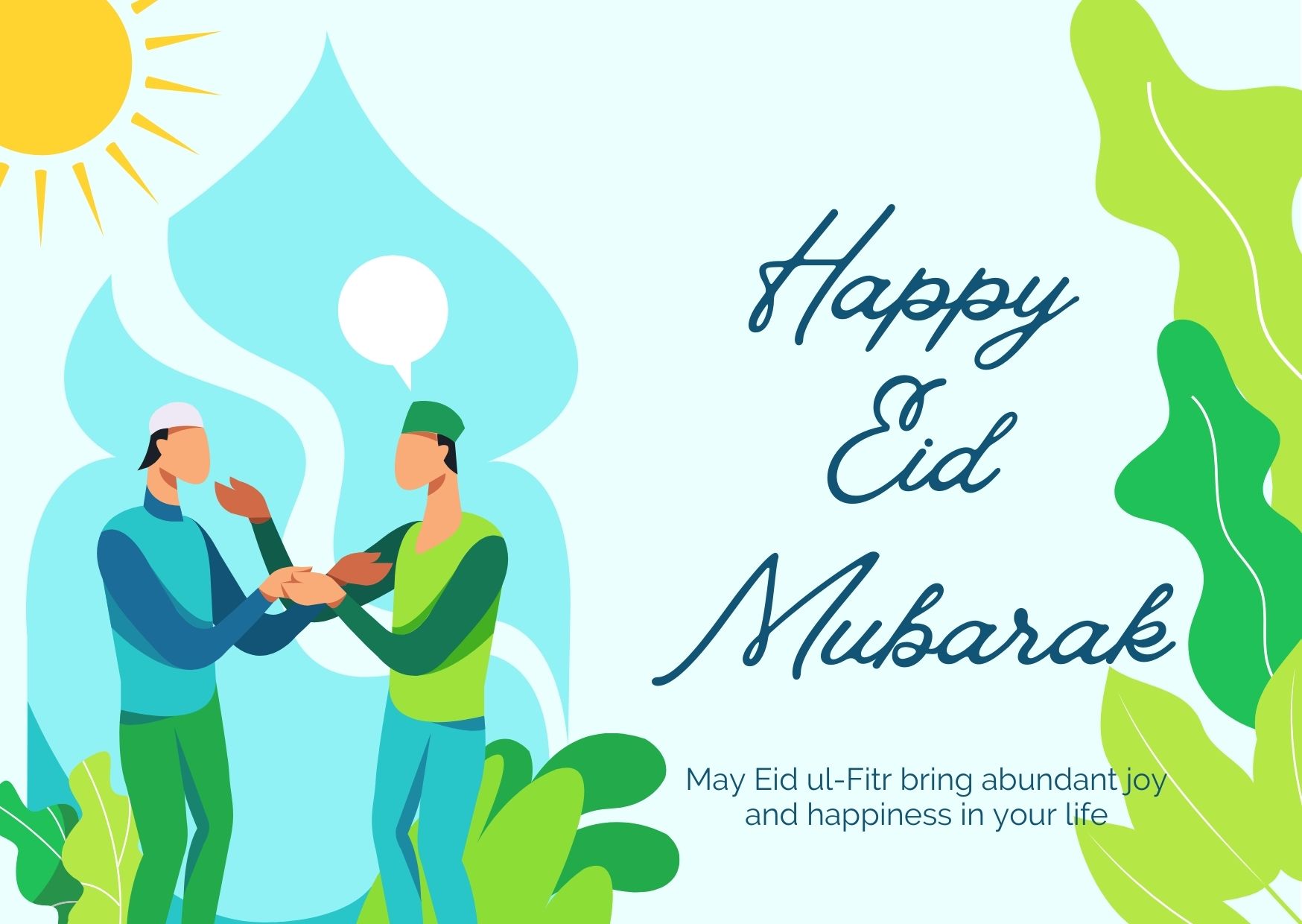 eid greeting card vector art, icons, and graphics for free download (48)