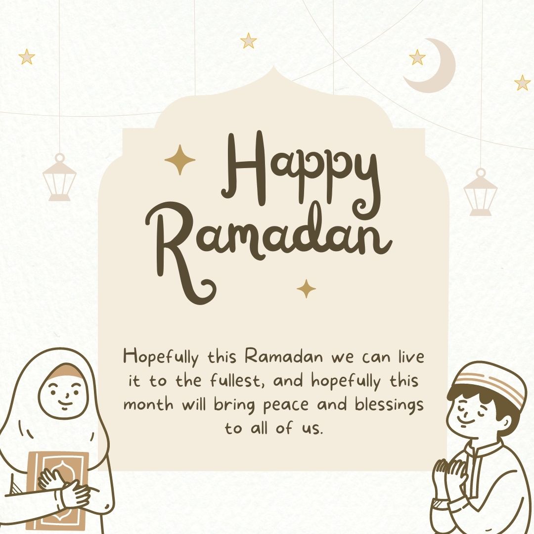 Sweet happy ramadan kareen wishes images