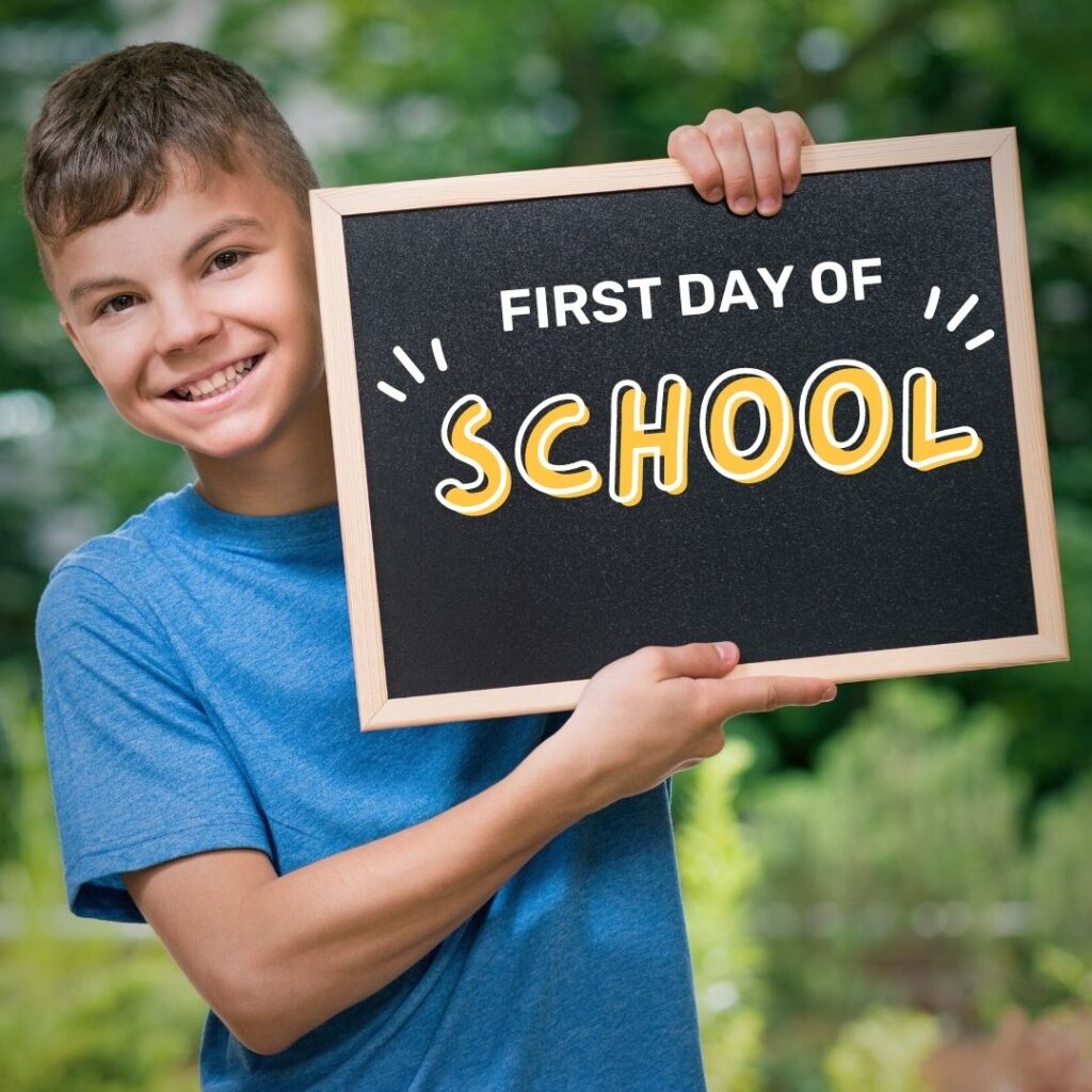 First Day School Wishes For Baby Boy