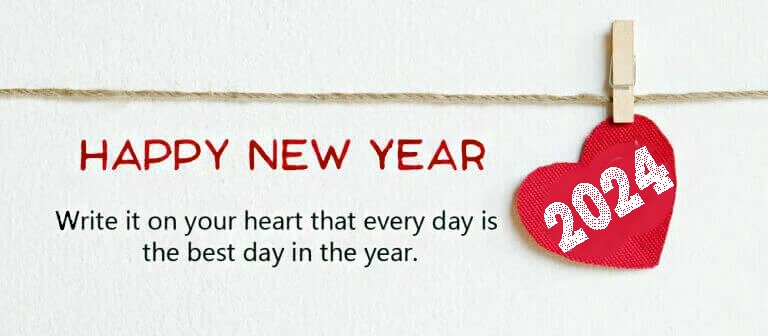 2024 Happy New year Love Resolution quote