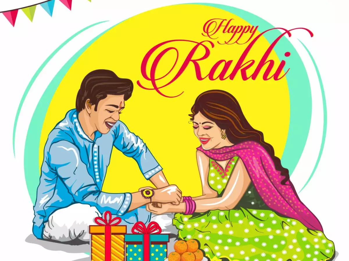 Beautiful Raksha Bandhan Greetings Cards And Wallpapers - 2023