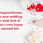 congratulations on your wedding i wish both of you a very happy married life