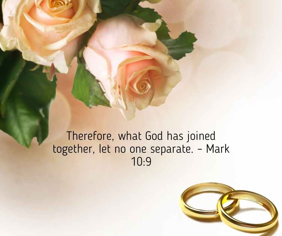 therefore, what god has joined together, let no one separate – mark 109