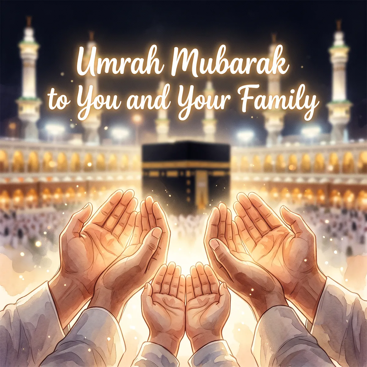 Umrah Mubarak to you and your family Umrah Mubarak to you and your family