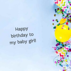 happy birthday to my baby girl!