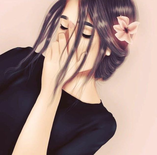 hidden face dp for girls (4)