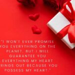 “i won’t ever promise you everything on the planet, but i will guarantee you everything my heart brings out because you possess my heart ”
