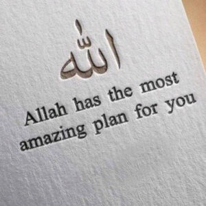 Islamic DP for whatsapp dp (Allah Has the most amazing plan for you)