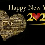 Happy New Year 2022 beautiful love wallpaper for your computer or smartphone 3840x2400