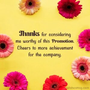 Thank You Messages For Promotion (1) - Wishes.Photos