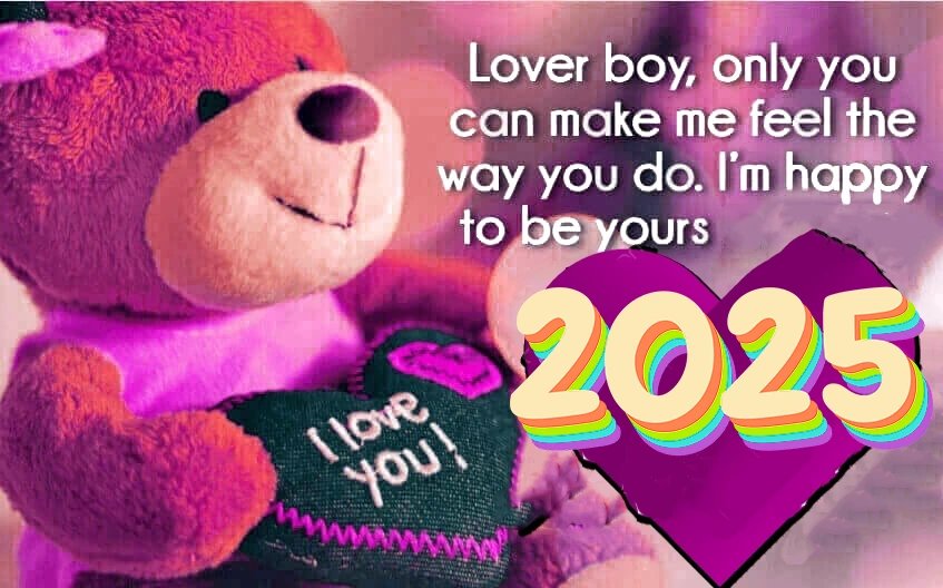 2025 Most Romantic Love Wishes New Year