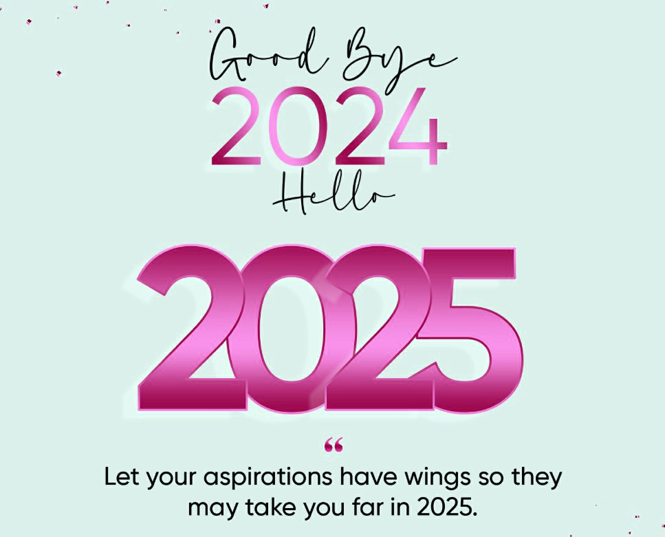 Bye Bye 2024 Hello 2025 Images for Whatsapp