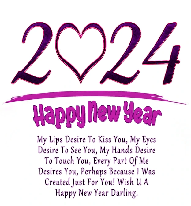 Cool New Year 2024 Love Quote for Her