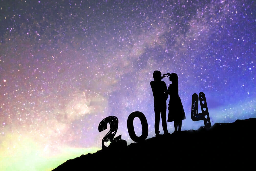 Happy New Year 2024 Love Couple Romance Image HD