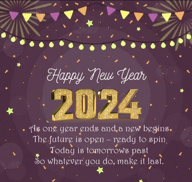 Happy New Year 2024 Wishes Messages for Girlfriend