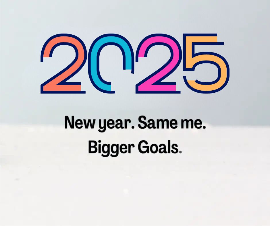 New year. Same me. Bigger Goals.