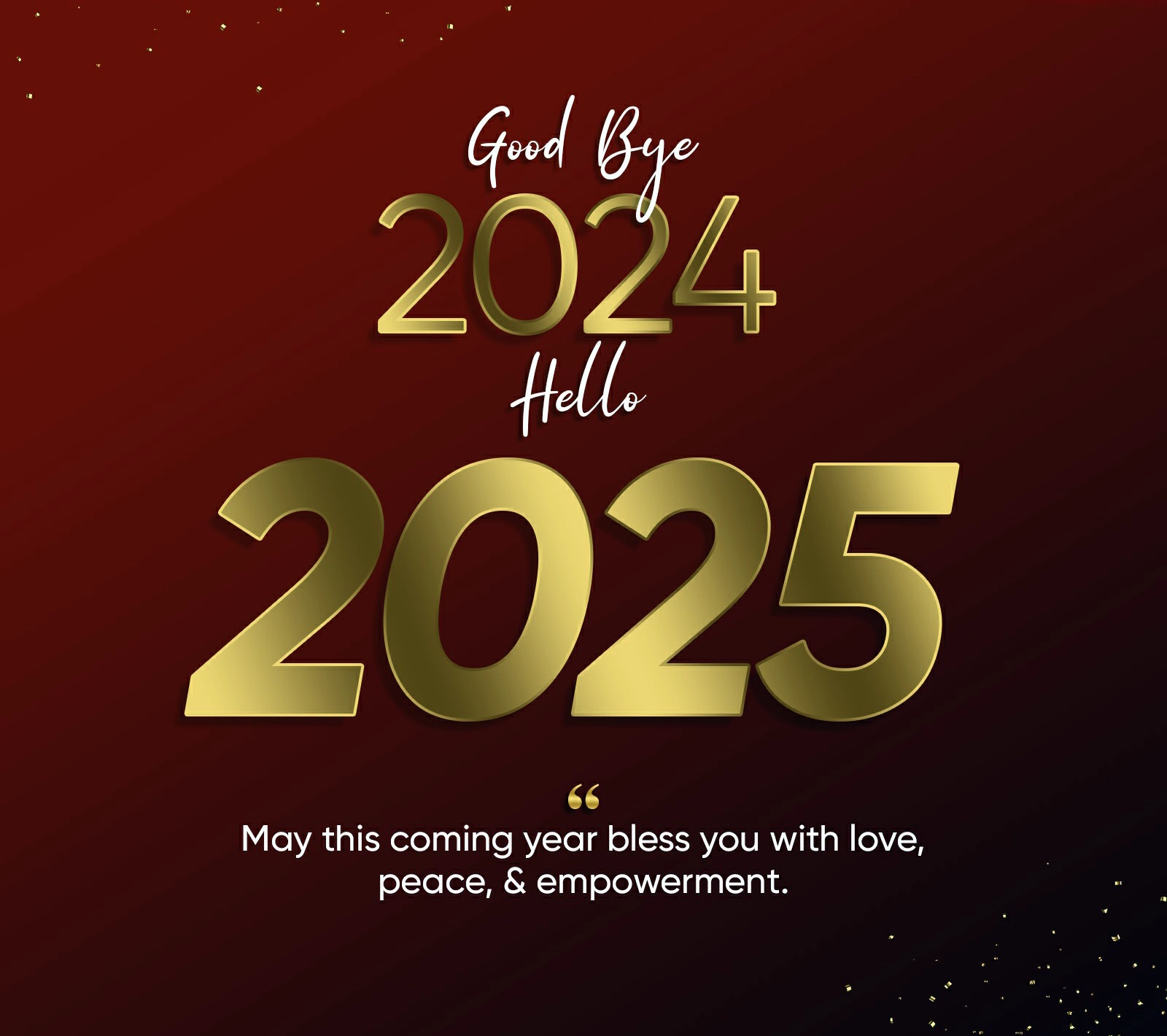 good bye 2024 hello 2025 quotes