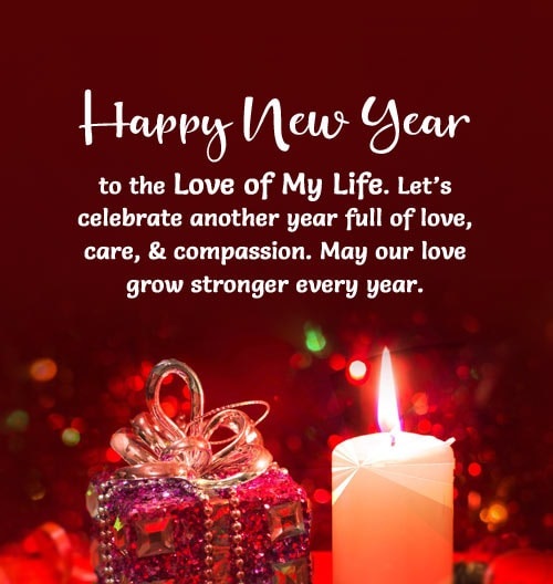 Happy New Year Wishes For My Love 1