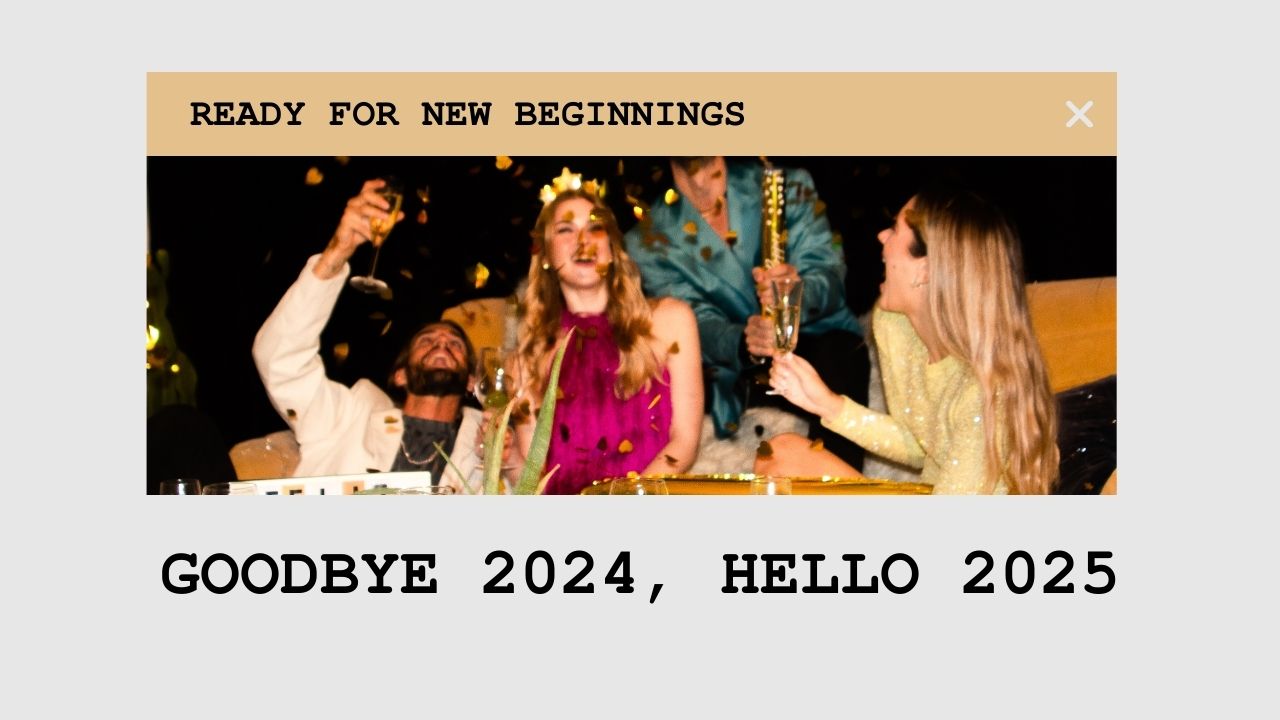 ready for new beginngings hello 2024 welcome 2025