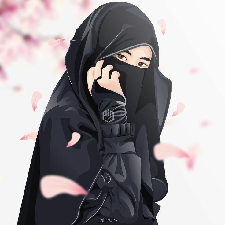 Girls Cartoon Hijab Dp Images 4 1