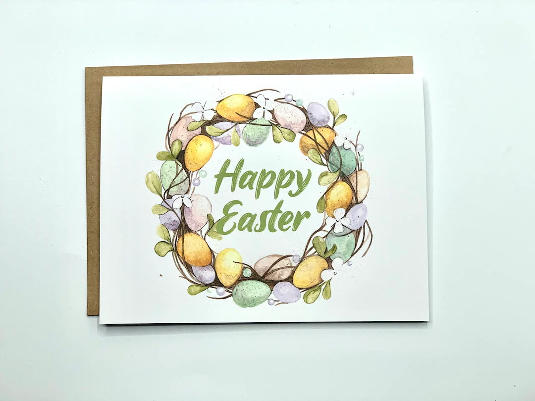 Handmade Happy Easter Day Greeting Cards Easter Bunny