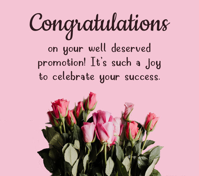 Promotion Wishes To Friend 1