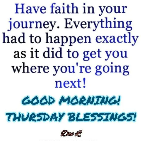 Thursday Have Faith